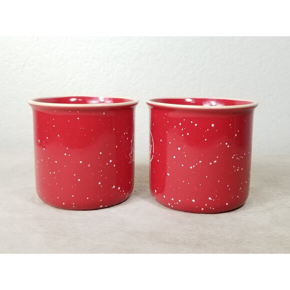 Maker's Mark Bourbon Whiskey Mug Coffee Teacup 10oz Red Ceramic SIV Logo x2 - Picture 6 of 14